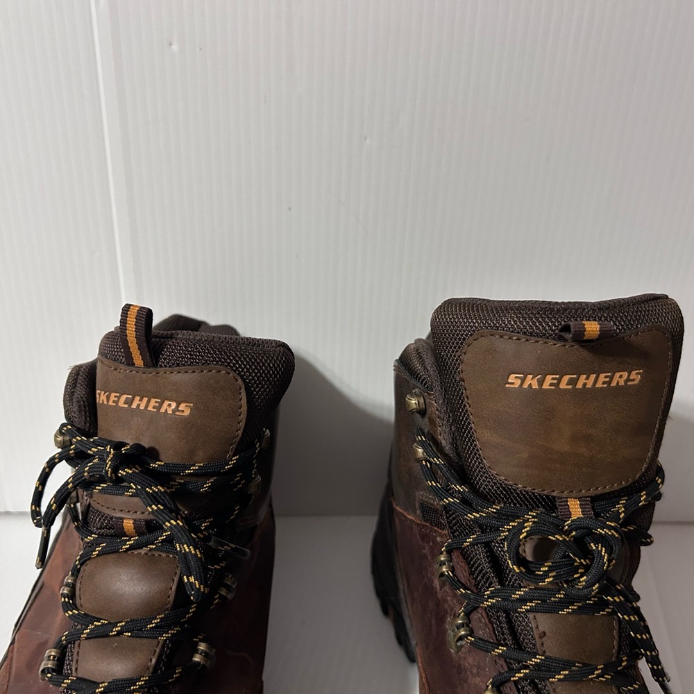 Skechers SN 65529 EWW leather traven hiking boots waterproof men size 16 - Picture 6 of 10